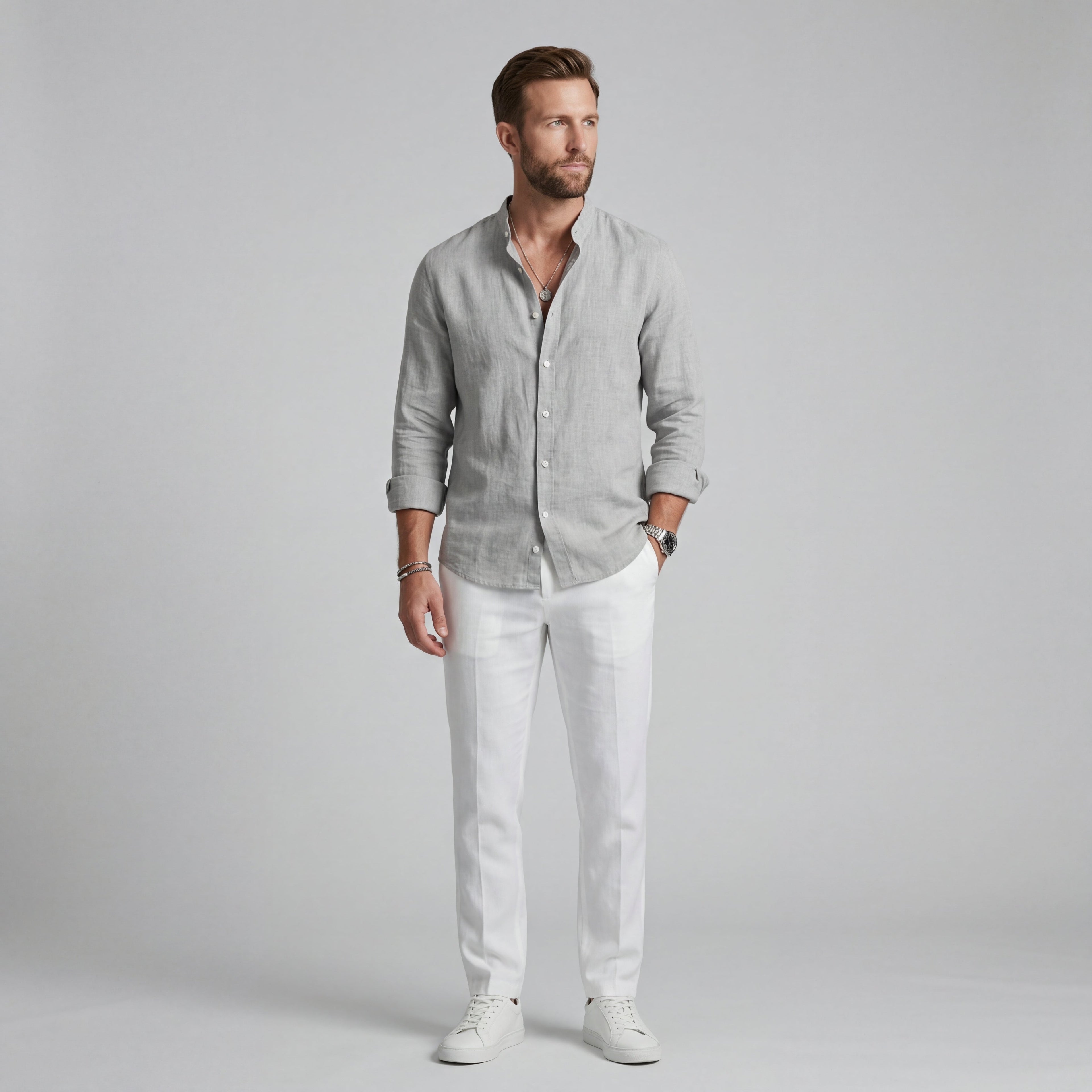 LEO | CAMISA VERANIEGA DE CORTE HOLGADO