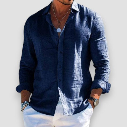 LEO | CAMISA VERANIEGA DE CORTE HOLGADO