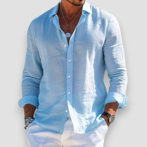 LEO | CAMISA VERANIEGA DE CORTE HOLGADO
