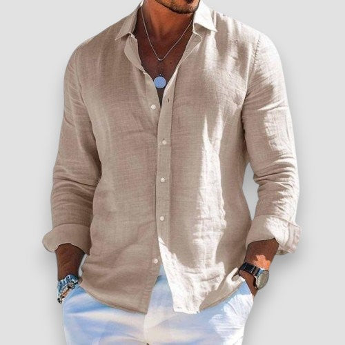 LEO | CAMISA VERANIEGA DE CORTE HOLGADO