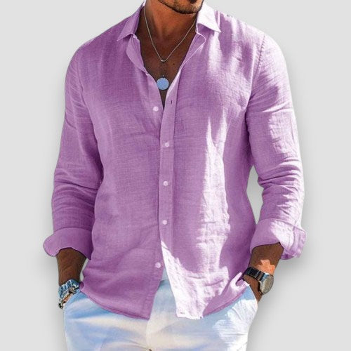 LEO | CAMISA VERANIEGA DE CORTE HOLGADO