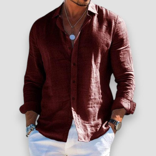 LEO | CAMISA VERANIEGA DE CORTE HOLGADO