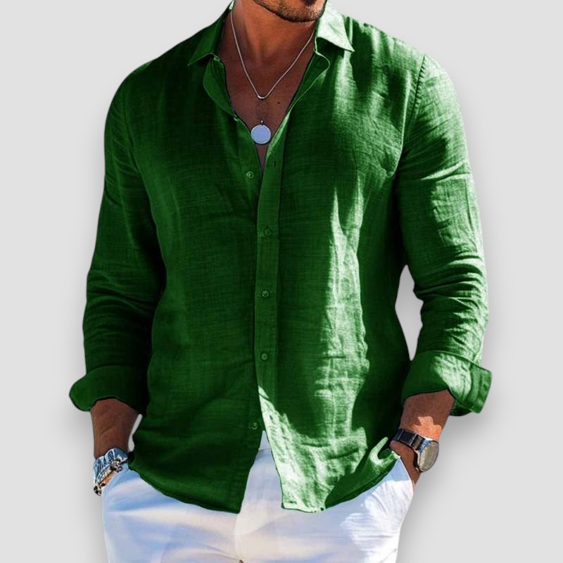 LEO | CAMISA VERANIEGA DE CORTE HOLGADO